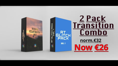 2 Pack RT transition combo - RESOLVE TRANSITIONS